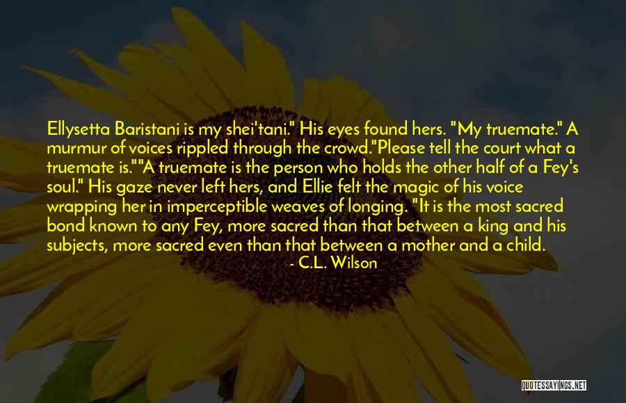 The Other Half Of My Soul Quotes By C.L. Wilson