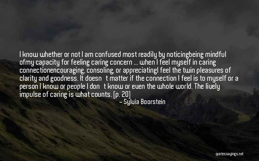 The Other Person Not Caring Quotes By Sylvia Boorstein