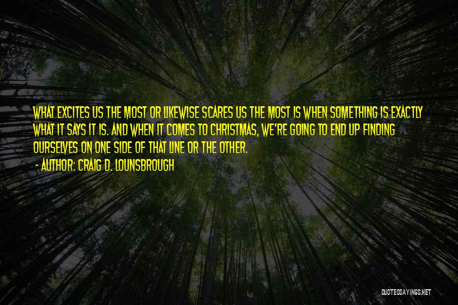 The Other Side Of Fear Quotes By Craig D. Lounsbrough