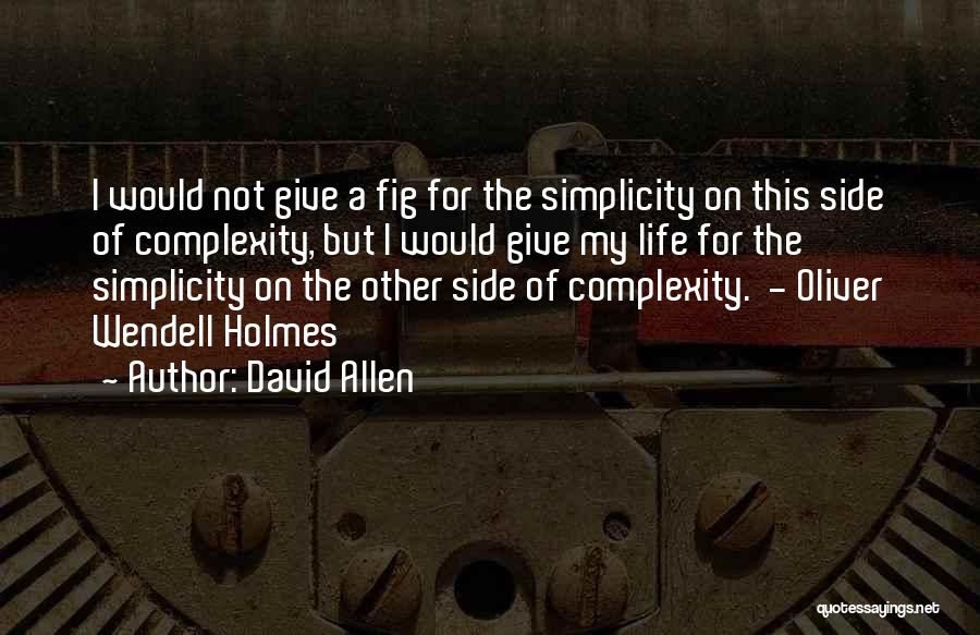 The Other Side Of Life Quotes By David Allen