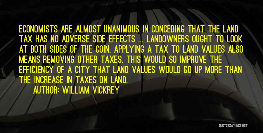 The Other Side Of The Coin Quotes By William Vickrey