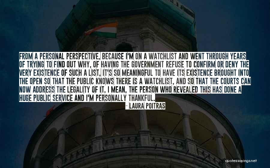 The Out List Quotes By Laura Poitras