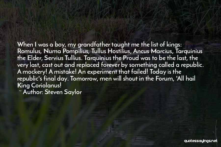 The Out List Quotes By Steven Saylor