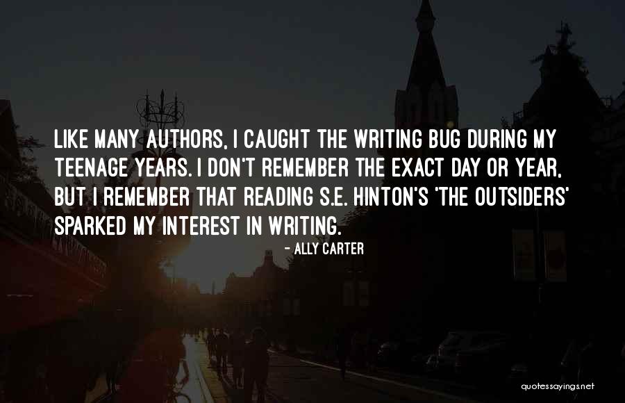 The Outsiders Hinton Quotes By Ally Carter The Outsiders Hinton Quotes By Ally Carter