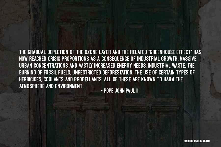 The Ozone Layer Quotes By Pope John Paul II The Ozone Layer Quotes By Pope John Paul II