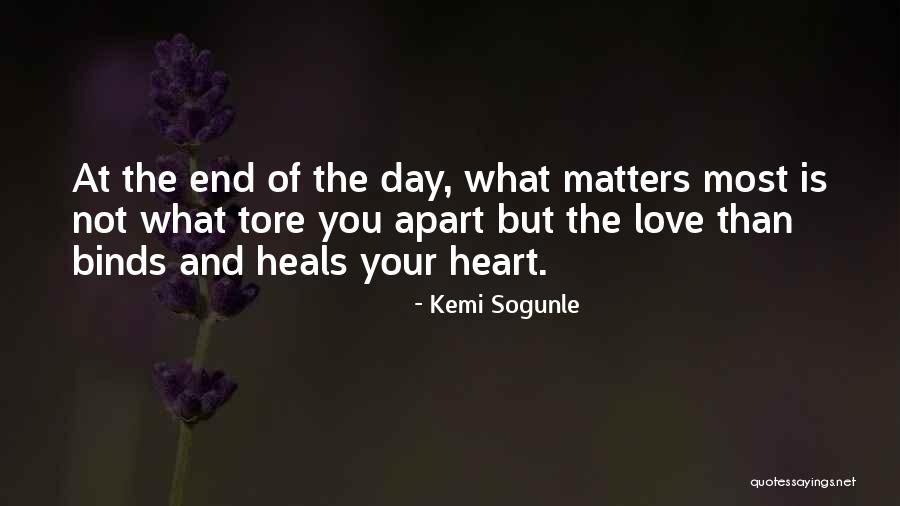 The Past And Moving Forward Quotes By Kemi Sogunle