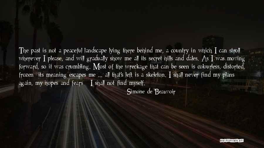 The Past And Moving Forward Quotes By Simone De Beauvoir The Past And Moving Forward Quotes By Simone De Beauvoir