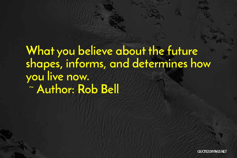 The Past Determines The Future Quotes By Rob Bell