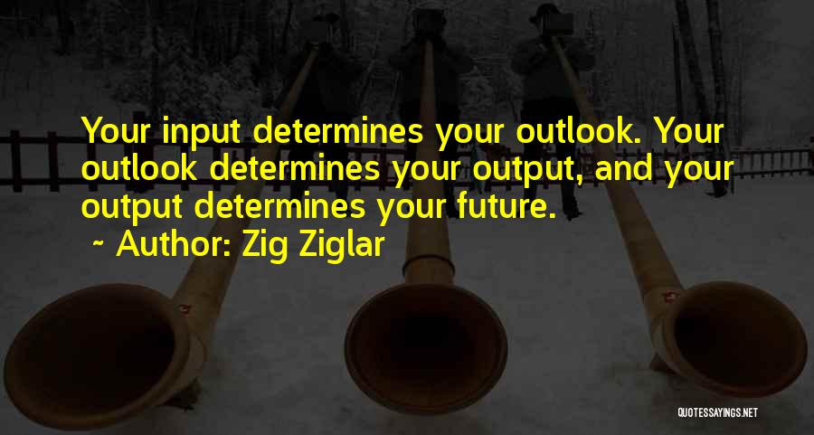 The Past Determines The Future Quotes By Zig Ziglar