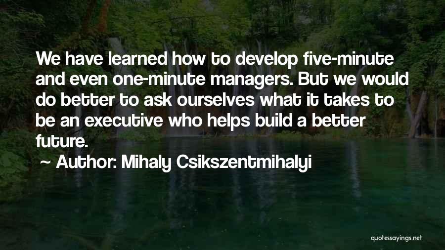 The Past Helping The Future Quotes By Mihaly Csikszentmihalyi