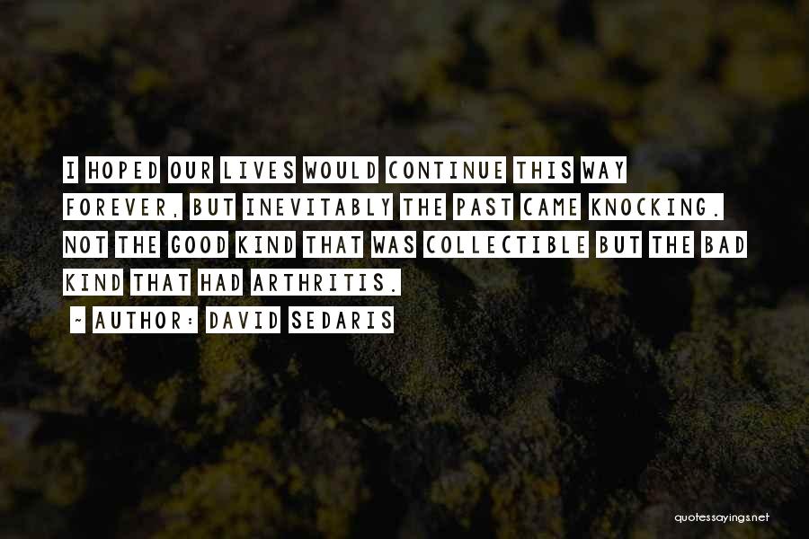 The Past Knocking Quotes By David Sedaris