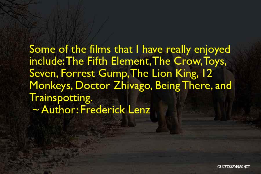 The Past Lion King Quotes By Frederick Lenz