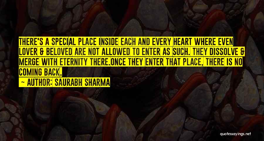 The Past Love Coming Back Quotes By Saurabh Sharma