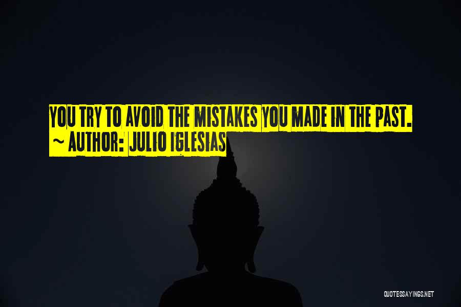 The Past Mistakes Quotes By Julio Iglesias