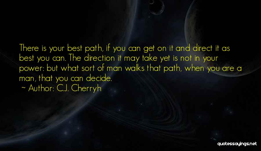 The Path You Take In Life Quotes By C.J. Cherryh
