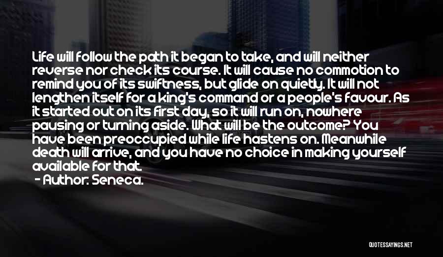 The Path You Take In Life Quotes By Seneca.