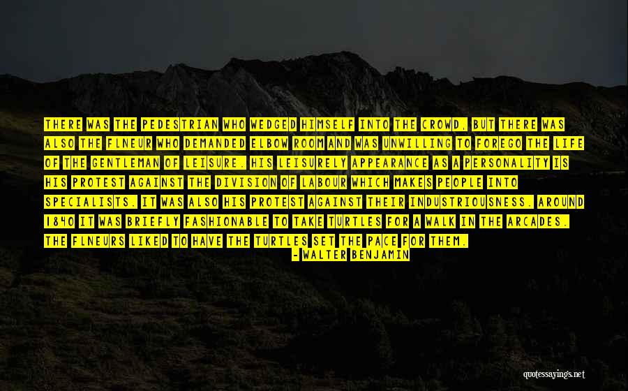 The Pedestrian Quotes By Walter Benjamin The Pedestrian Quotes By Walter Benjamin