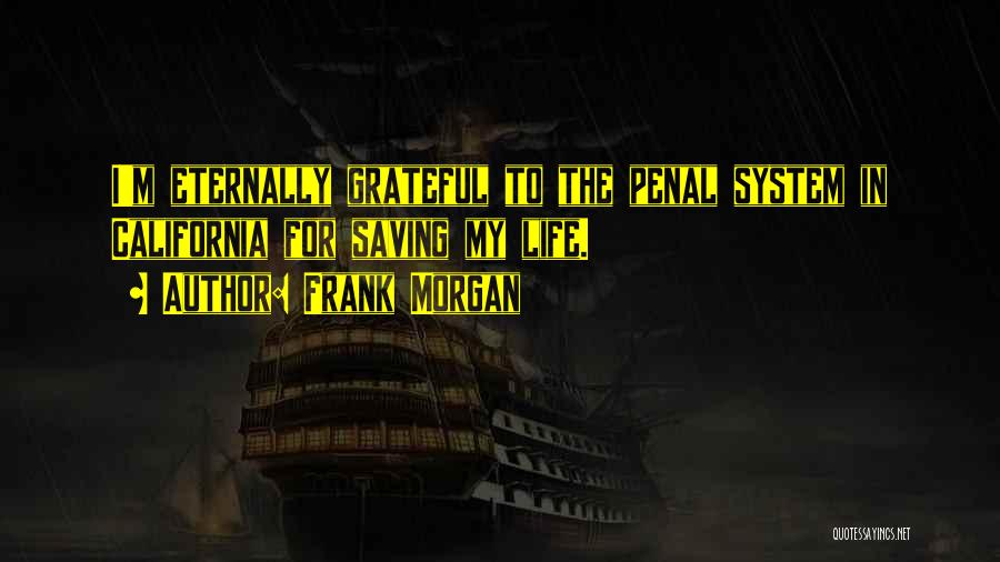 The Penal System Quotes By Frank Morgan