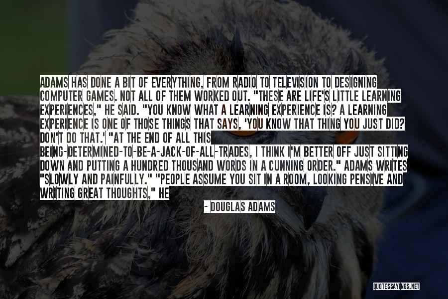 The Pensive Quotes By Douglas Adams The Pensive Quotes By Douglas Adams