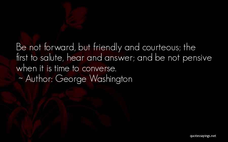 The Pensive Quotes By George Washington