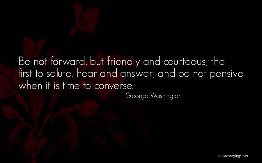 The Pensive Quotes By George Washington