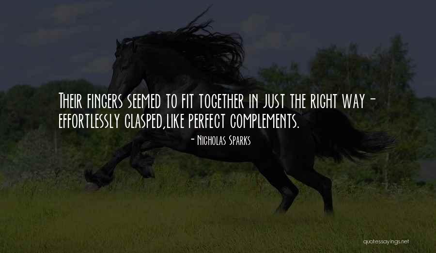 The Perfect Fit Quotes By Nicholas Sparks The Perfect Fit Quotes By Nicholas Sparks