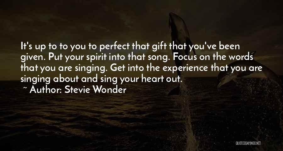 The Perfect Gift Quotes By Stevie Wonder