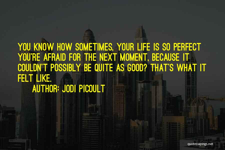 The Perfect Moment Quotes By Jodi Picoult