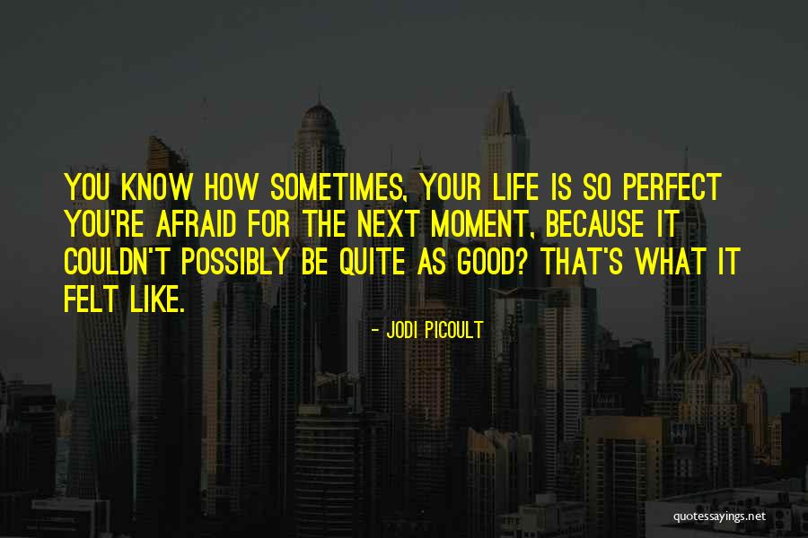 The Perfect Moment Quotes By Jodi Picoult