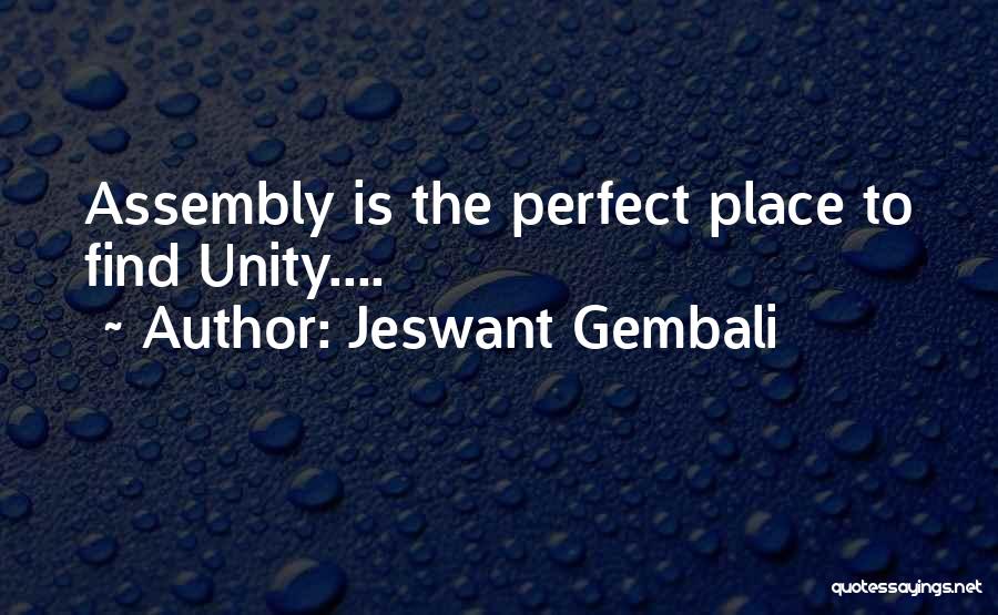 The Perfect Place Quotes By Jeswant Gembali