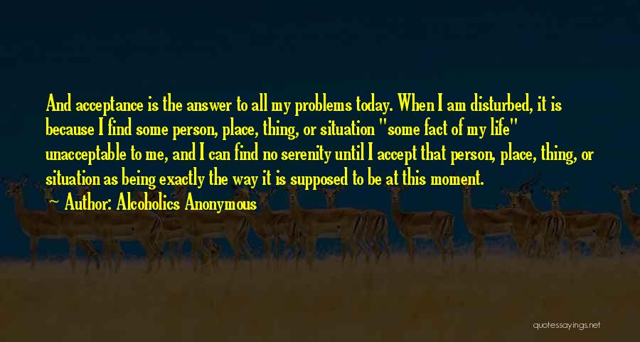 The Person I Am Today Quotes By Alcoholics Anonymous