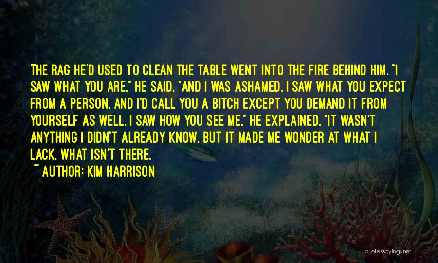 The Person I Used To Know Quotes By Kim Harrison