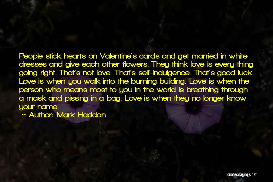 The Person Who Hurt You Quotes By Mark Haddon