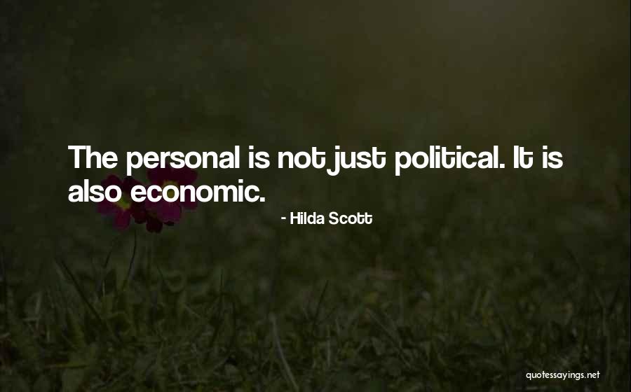 The Personal Is Political Quotes By Hilda Scott