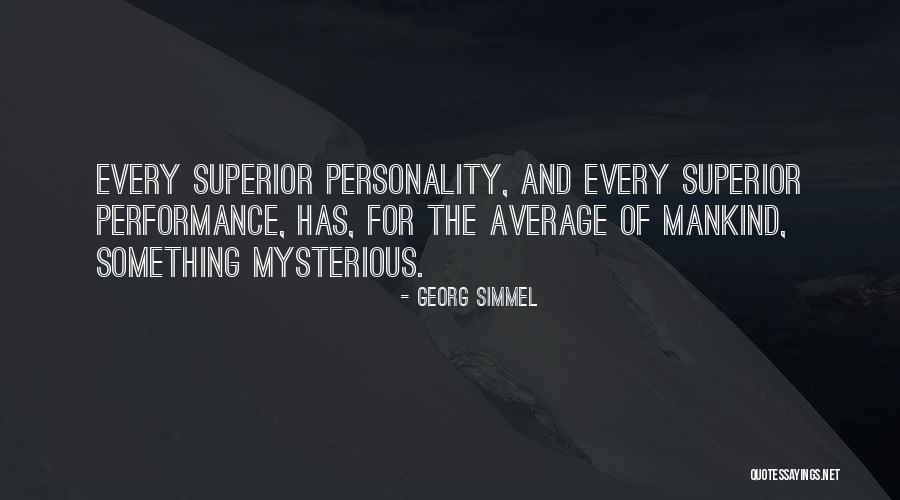 The Personality Quotes By Georg Simmel