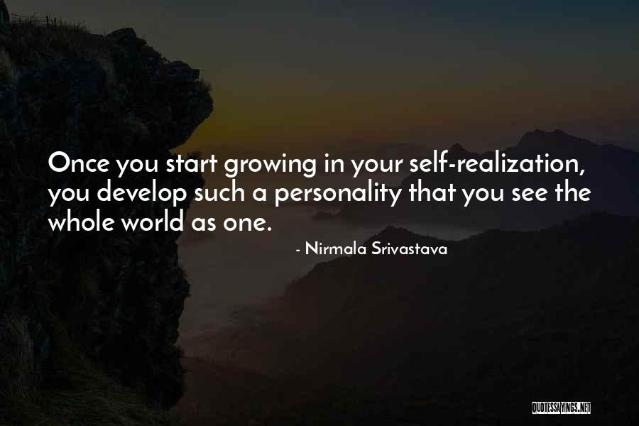 The Personality Quotes By Nirmala Srivastava