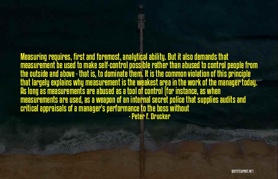 The Peter Principle Quotes By Peter F. Drucker