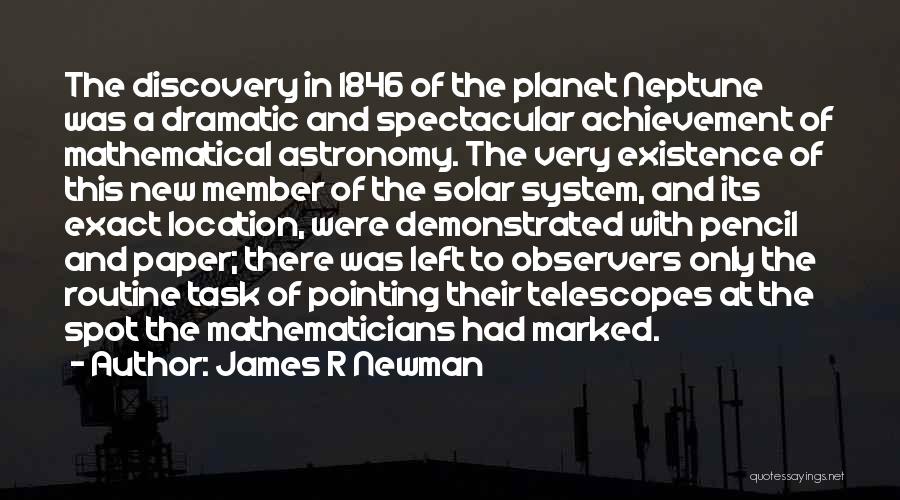 The Planet Neptune Quotes By James R Newman