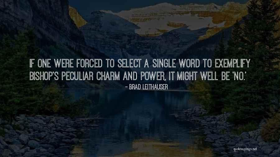 The Power Of A Single Word Quotes By Brad Leithauser The Power Of A Single Word Quotes By Brad Leithauser