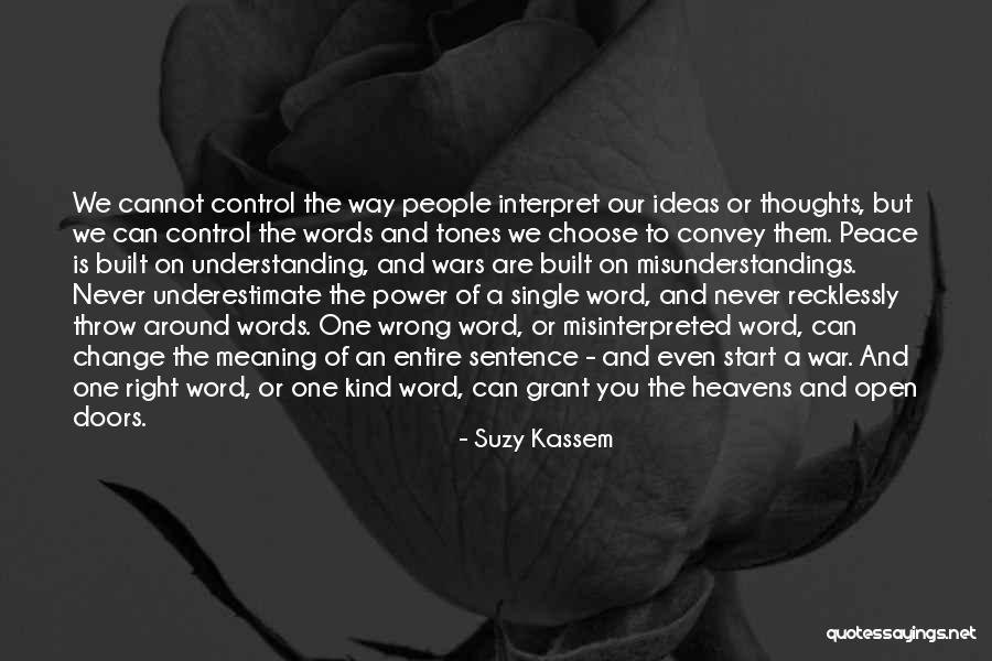 The Power Of A Single Word Quotes By Suzy Kassem The Power Of A Single Word Quotes By Suzy Kassem