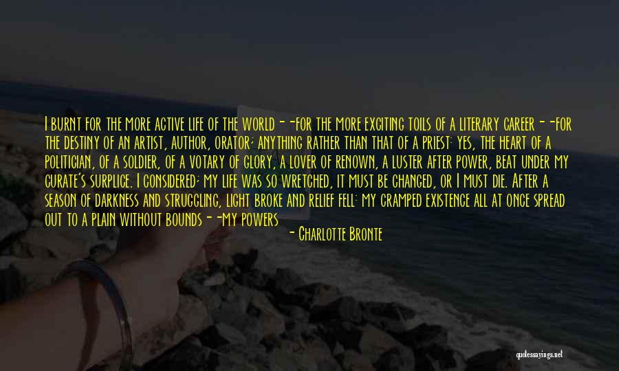 The Power Of Darkness Quotes By Charlotte Bronte The Power Of Darkness Quotes By Charlotte Bronte