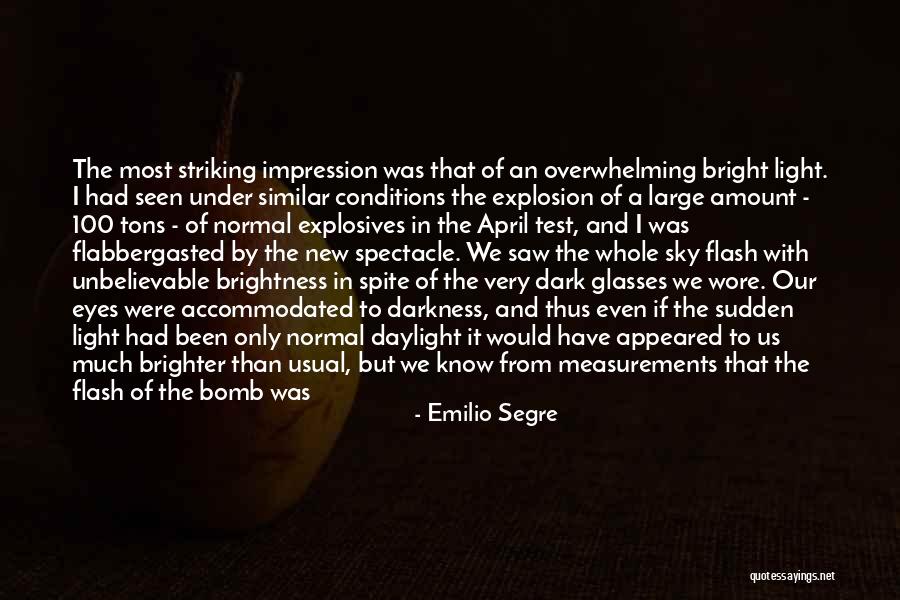 The Power Of Darkness Quotes By Emilio Segre The Power Of Darkness Quotes By Emilio Segre