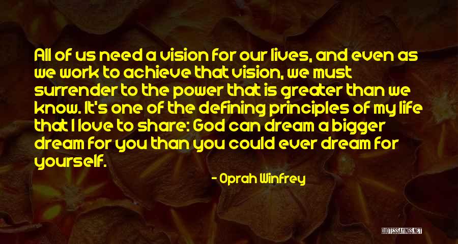 The Power Of God's Love Quotes By Oprah Winfrey