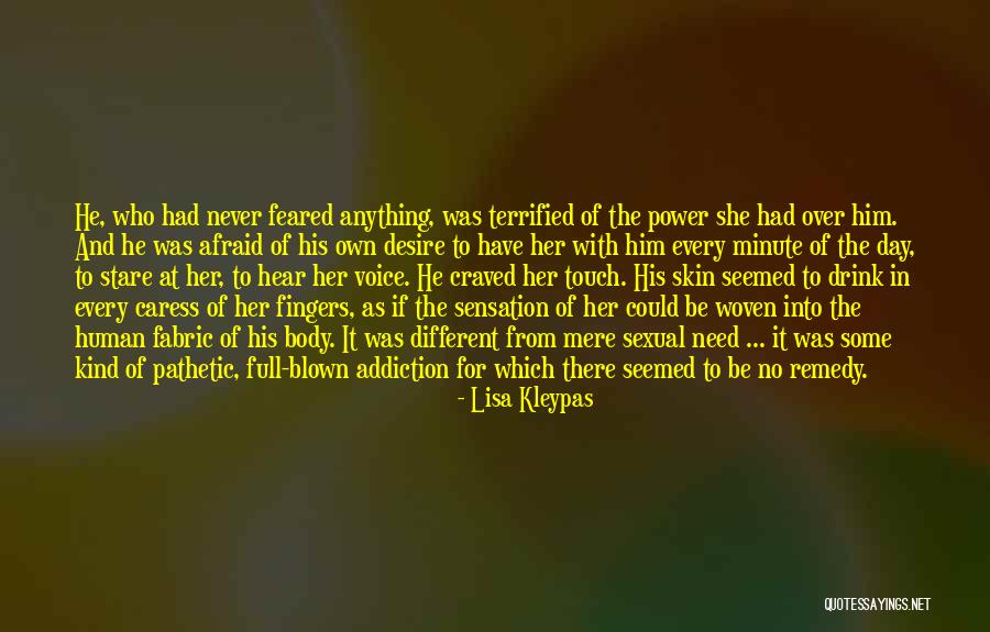 The Power Of Human Touch Quotes By Lisa Kleypas