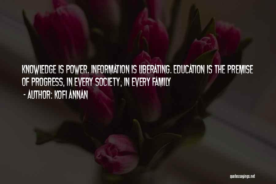 The Power Of Knowledge Quotes By Kofi Annan