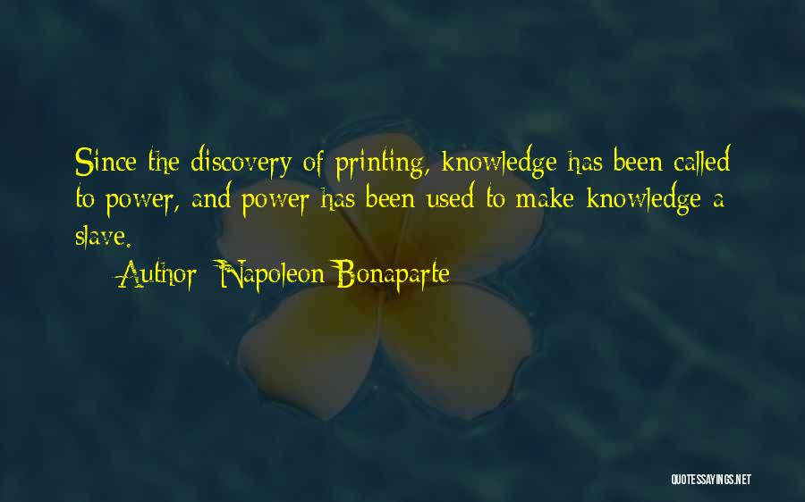 The Power Of Knowledge Quotes By Napoleon Bonaparte