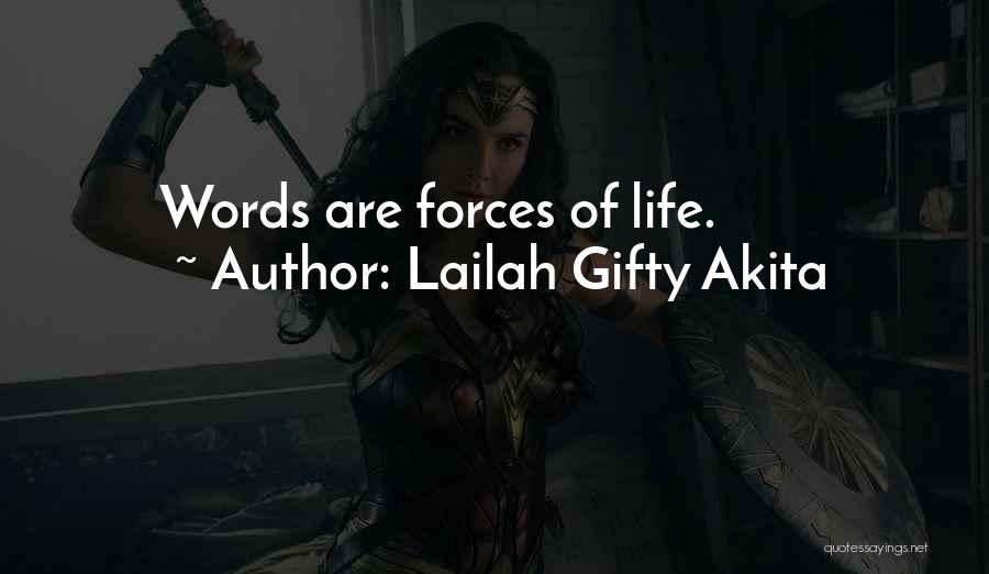 The Power Of Negative Words Quotes By Lailah Gifty Akita