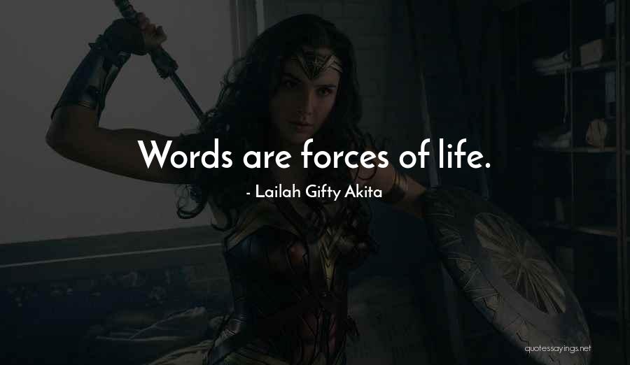 The Power Of Negative Words Quotes By Lailah Gifty Akita