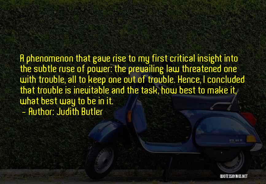 The Power Of One Best Quotes By Judith Butler