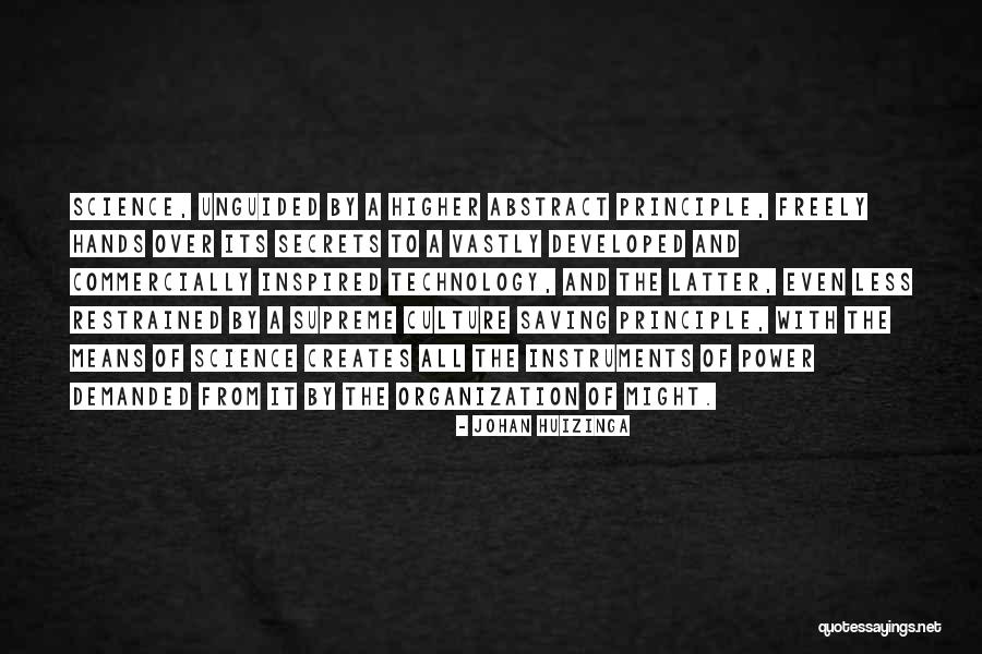 The Power Of Science Quotes By Johan Huizinga The Power Of Science Quotes By Johan Huizinga